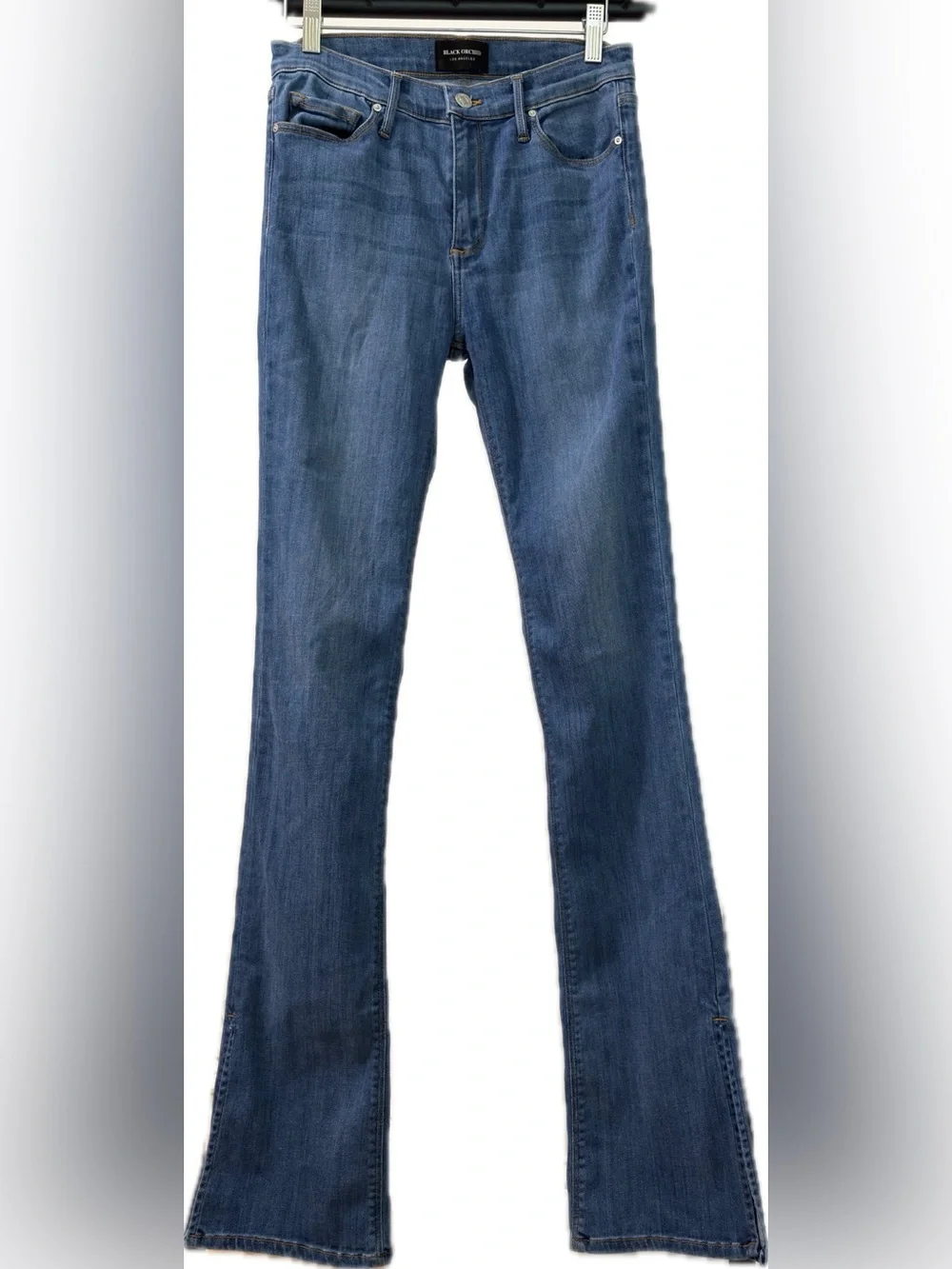 BLACK ORCHID Naomi Split Seam Bootcut Jeans Size 28 – Y2K Denim Stretch